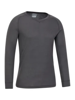 Mountain Warehouse Grey Mens Talus Thermal Top