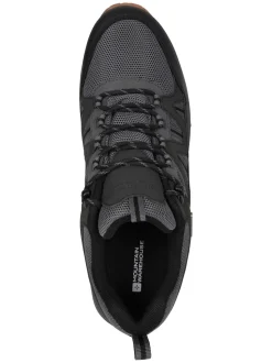 Mountain Warehouse Grey Route Outdoor Waterproof Walking Shoes