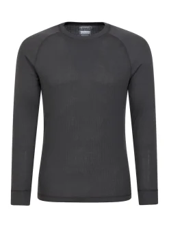 Mountain Warehouse Grey Talus Mens Thermal Tops 2 Pack