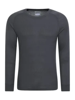 Mountain Warehouse Grey Talus Mens Thermal Top & Joggers Set