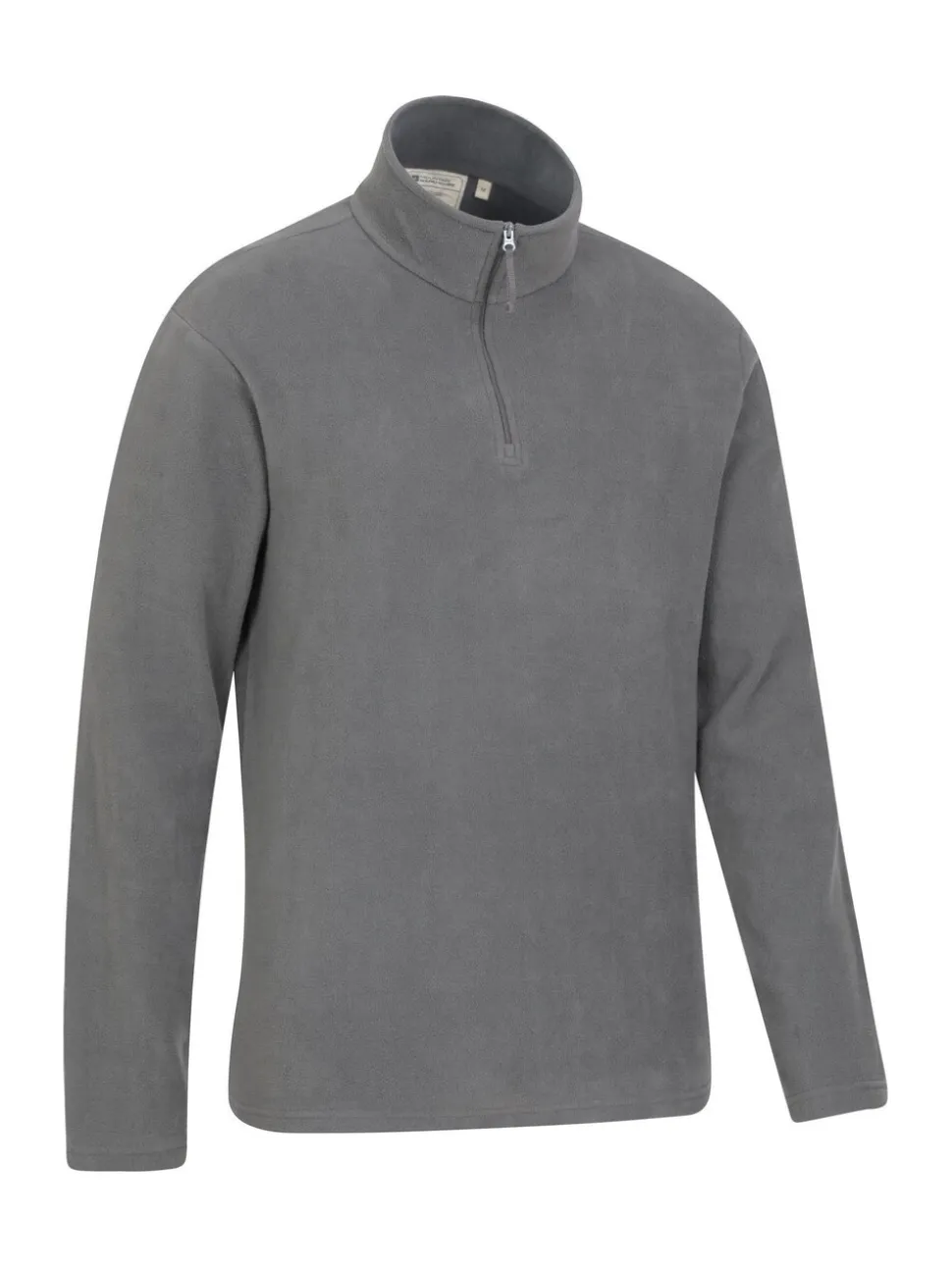 Mountain Warehouse Light Grey Mens Camber II Half Zip Quick Drying Fleece