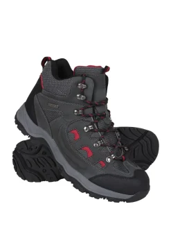Mountain Warehouse Light Grey Adventurer Mens Waterproof Walking Boots