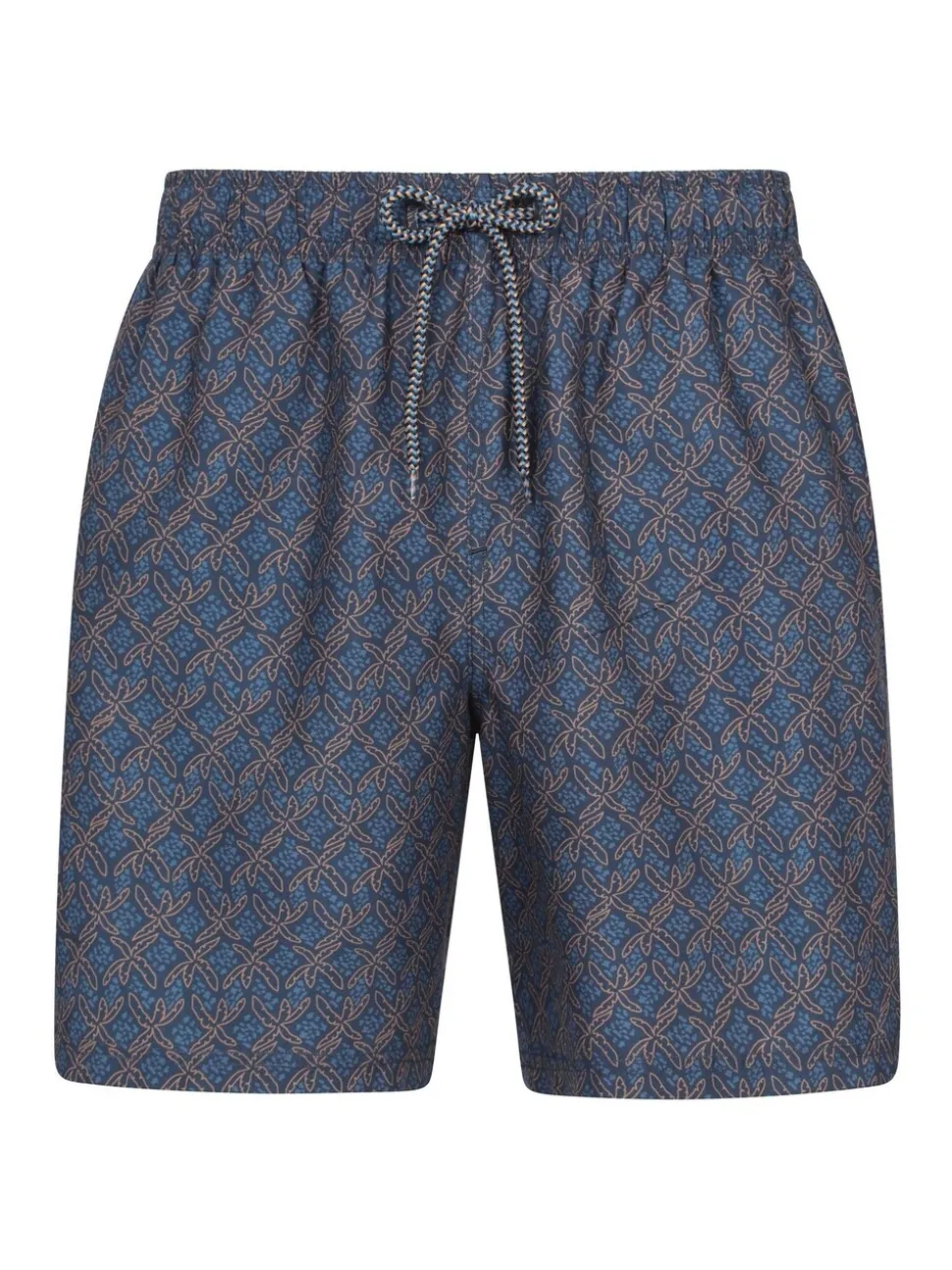 Mountain Warehouse Light Blue Mens Aruba Printed Quick Drying Swimshorts with UV Max Protection
