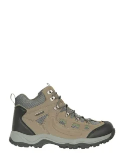 Mountain Warehouse Light Green Adventurer Mens Waterproof Walking Boots
