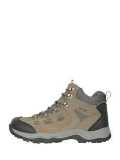 Mountain Warehouse Light Green Adventurer Mens Waterproof Walking Boots