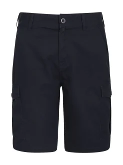Mountain Warehouse Navy Mens Lakeside 100% Cotton Cargo Shorts