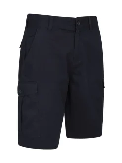 Mountain Warehouse Navy Mens Lakeside 100% Cotton Cargo Shorts