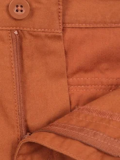 Mountain Warehouse Orange Mens Lakeside Cargo 100% Cotton Shorts