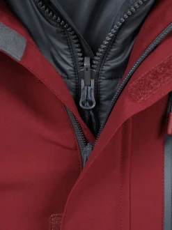 Mountain Warehouse Orange Sycamore 3 in 1 Waterproof Jacket