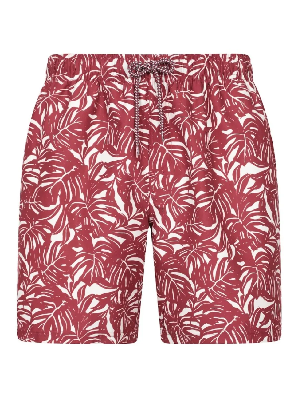 Mountain Warehouse Red Mens Aruba Printed Quick Drying Swimshorts with UV Max Protection