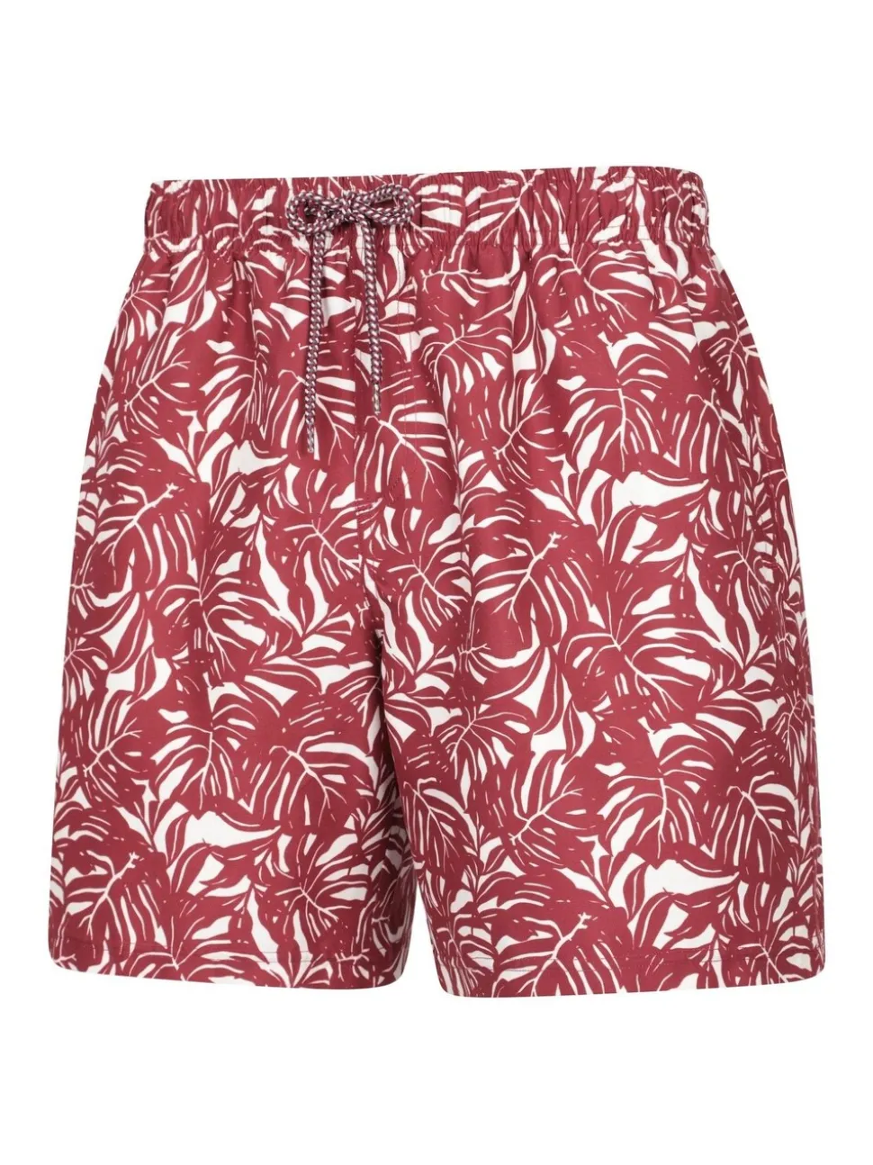 Mountain Warehouse Red Mens Aruba Printed Quick Drying Swimshorts with UV Max Protection