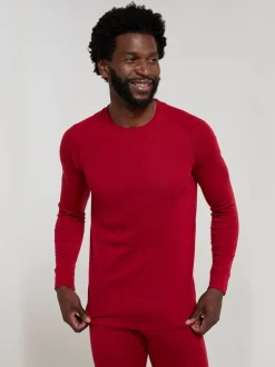 Mountain Warehouse Red Thermal Base Layer Top