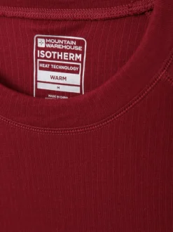 Mountain Warehouse Red Thermal Base Layer Top