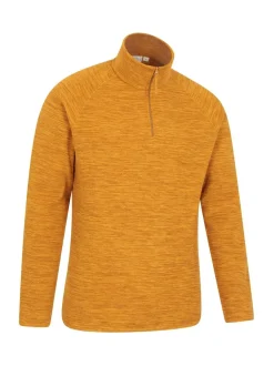 Mountain Warehouse Yellow Mens Snowdon Micro Fleece