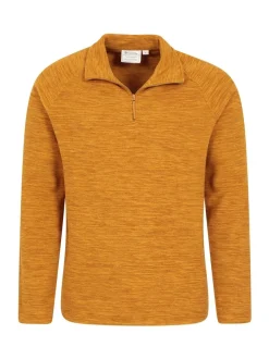 Mountain Warehouse Yellow Mens Snowdon Micro Fleece