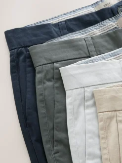 Multi Loose Fit Stretch Chino Shorts 4 Pack