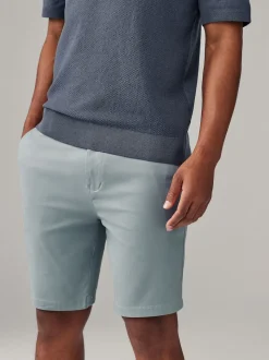 Multi Pastel Slim Fit Stretch Chino Shorts 4 Pack