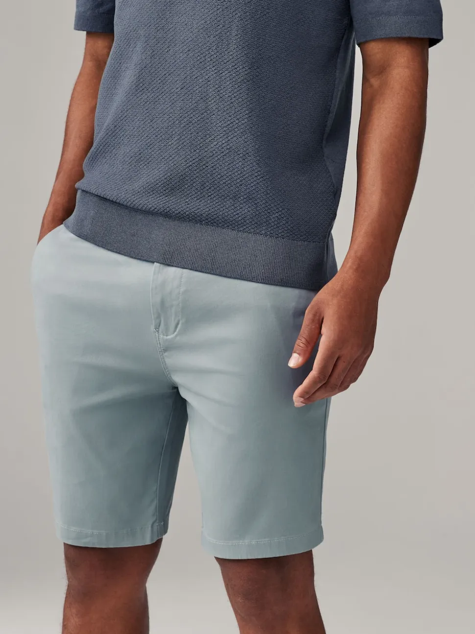 Multi Pastel Slim Fit Stretch Chino Shorts 4 Pack