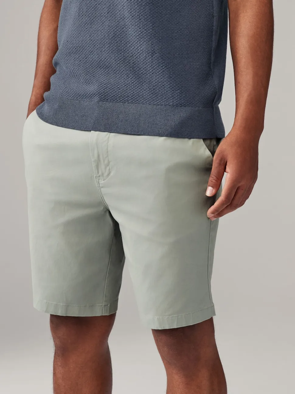 Multi Pastel Slim Fit Stretch Chino Shorts 4 Pack