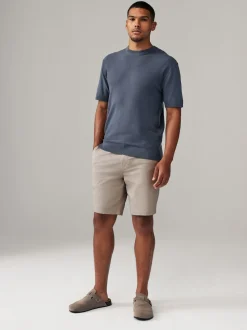 Multi Pastel Slim Fit Stretch Chino Shorts 4 Pack