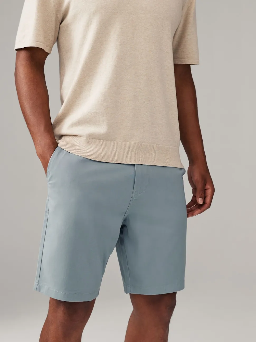 Multi Pastel Straight Fit Stretch Chino Shorts 4 Pack