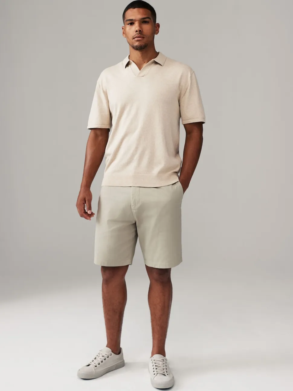Multi Pastel Straight Fit Stretch Chino Shorts 4 Pack