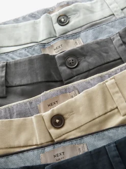Multi Straight Fit Stretch Chino Shorts 4 Pack