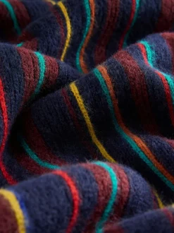 Multi Stripe Knitted Scarf