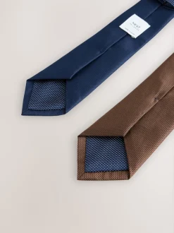 Multi Textured Ties 2 Pack
