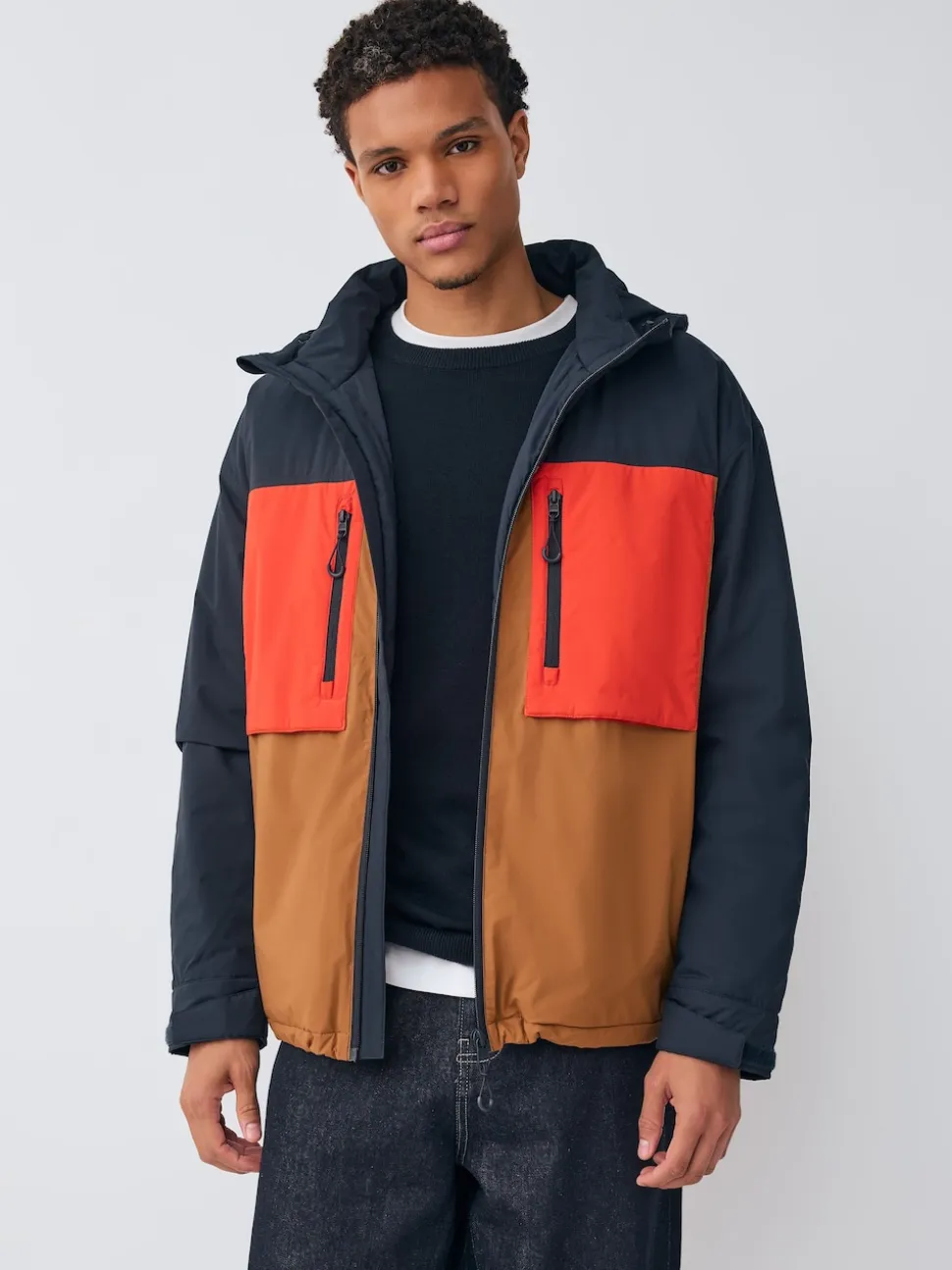 Multicolour ThermoGen Shower Resistant Wadded Jacket