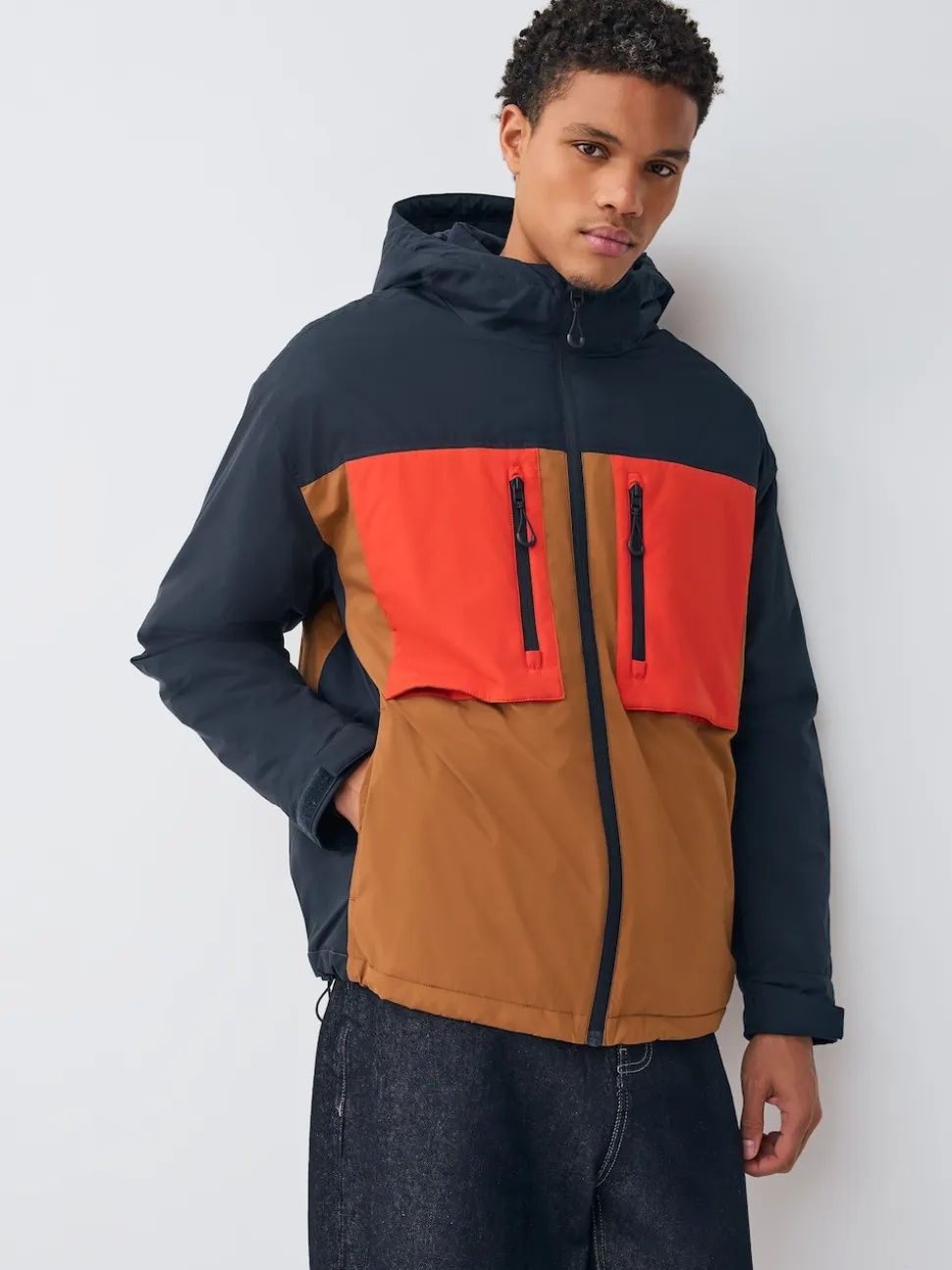 Multicolour ThermoGen Shower Resistant Wadded Jacket