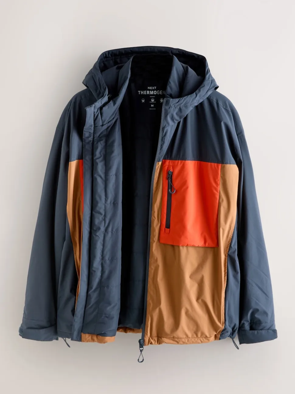 Multicolour ThermoGen Shower Resistant Wadded Jacket