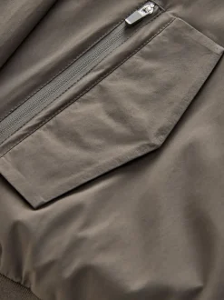 Mushroom Brown DryTech Waterproof Harrington Jacket