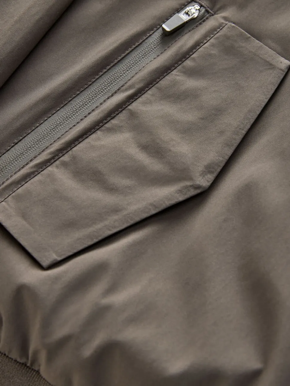 Mushroom Brown DryTech Waterproof Harrington Jacket