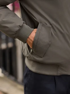 Mushroom Brown DryTech Waterproof Harrington Jacket