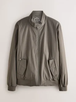Mushroom Brown DryTech Waterproof Harrington Jacket