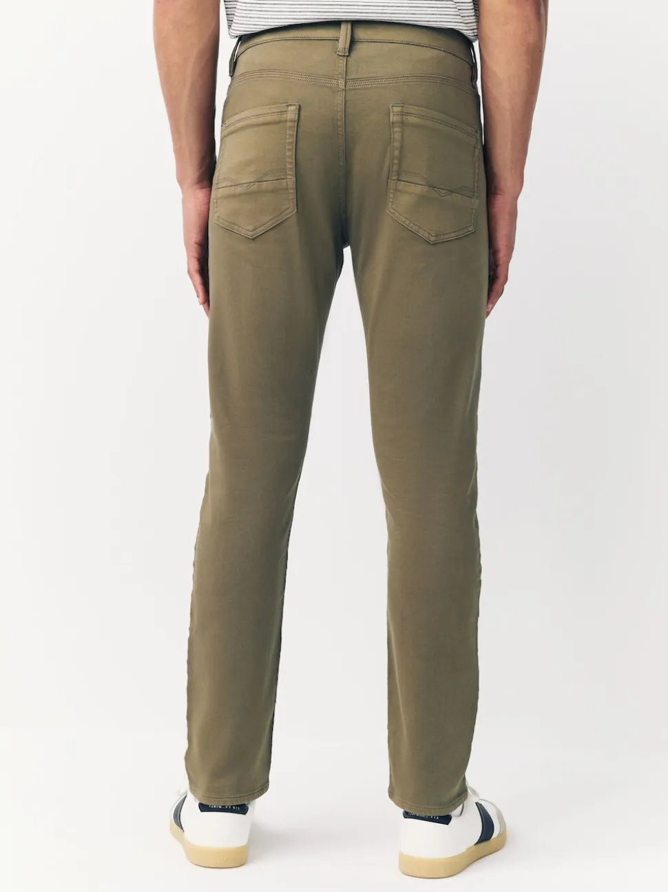 Mushroom Brown Skinny Fit Comfort Stretch Jeans