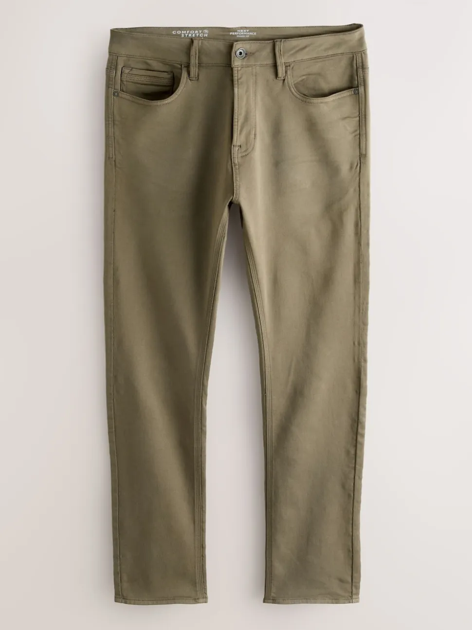 Mushroom Brown Skinny Fit Comfort Stretch Jeans