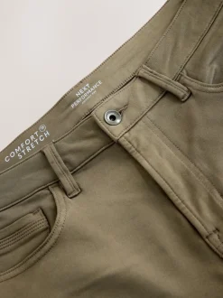 Mushroom Brown Skinny Fit Comfort Stretch Jeans