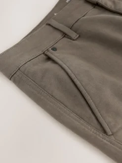 Mushroom Slim Fit Slim Fit Motionflex Strech Cargo Trousers