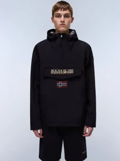 Napapijri Rainforest Summer Anorak Black Coat