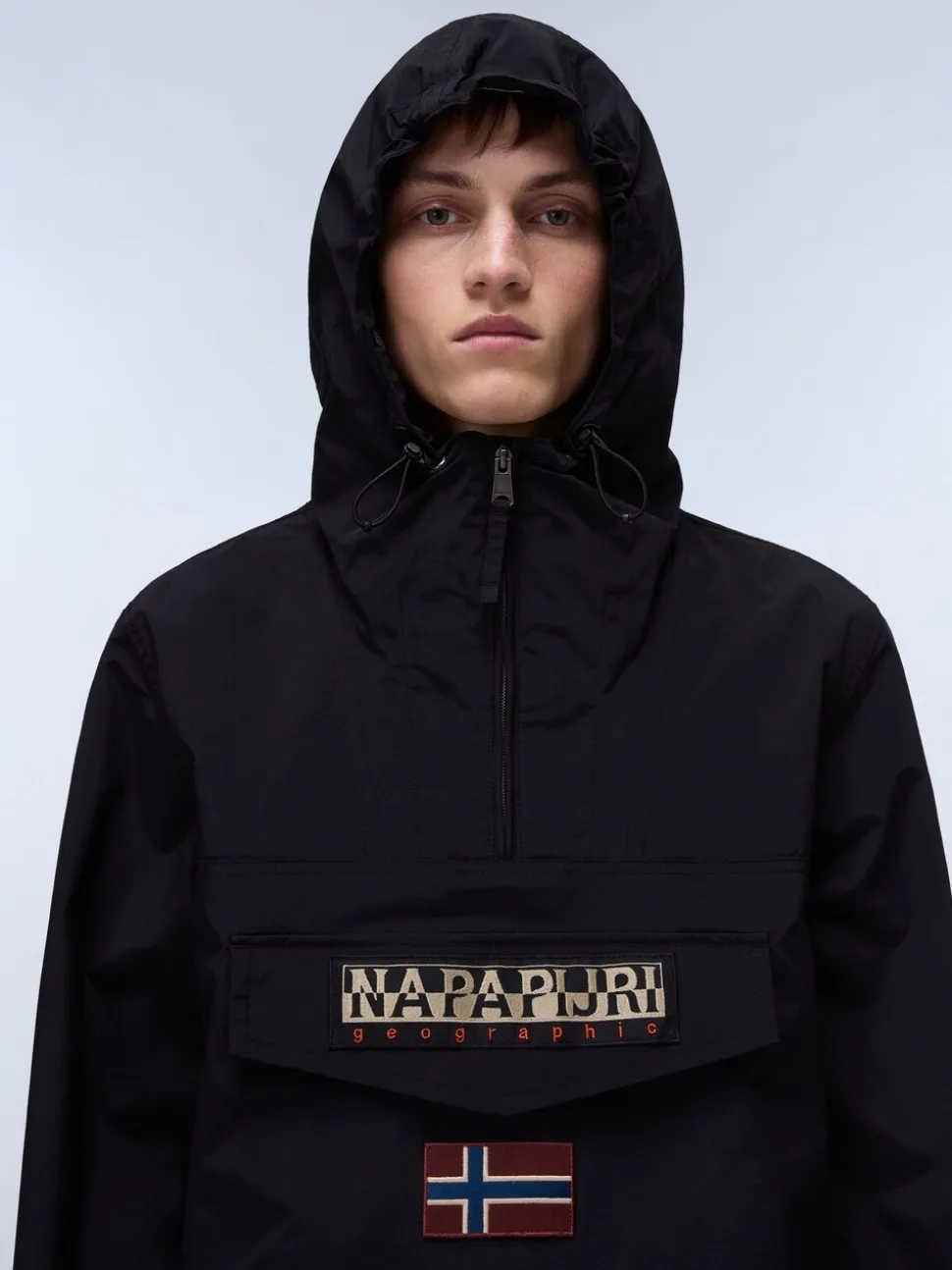 Napapijri Rainforest Summer Anorak Black Coat