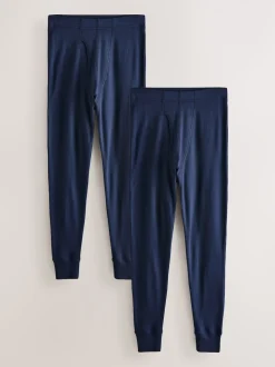 Navy 2 Pack Thermal Leggings