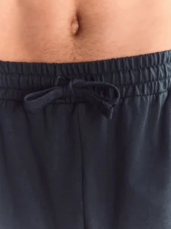 Navy Blue 100% Cotton Lightweight Shorts