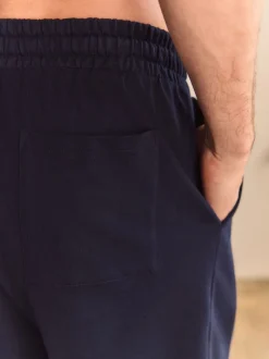 Navy Blue 100% Cotton Lightweight Shorts