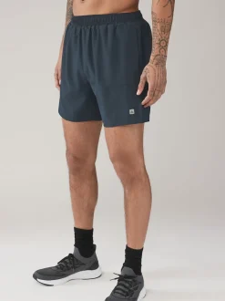 Navy Blue 7 Inch Active Gym Sports Shorts
