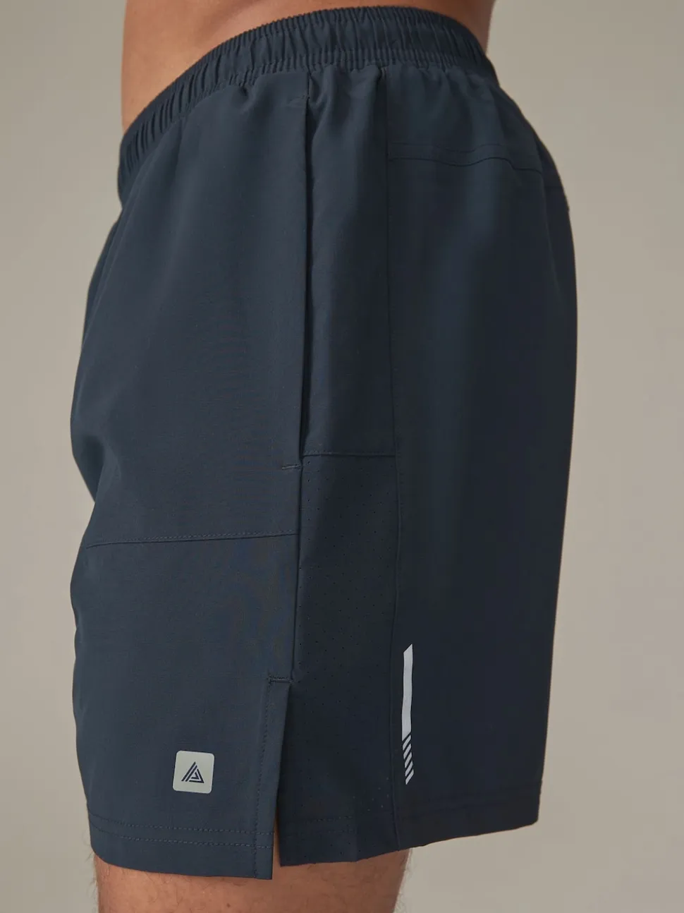 Navy Blue 7 Inch Active Gym Sports Shorts