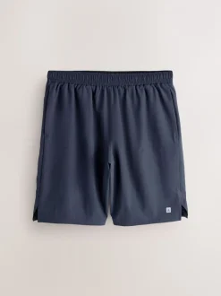 Navy Blue 9 Inch Active Gym Sports Shorts