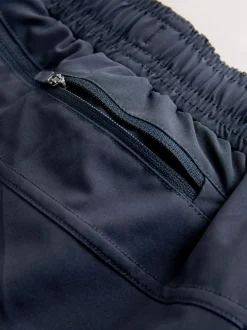 Navy Blue 9 Inch Active Gym Sports Shorts