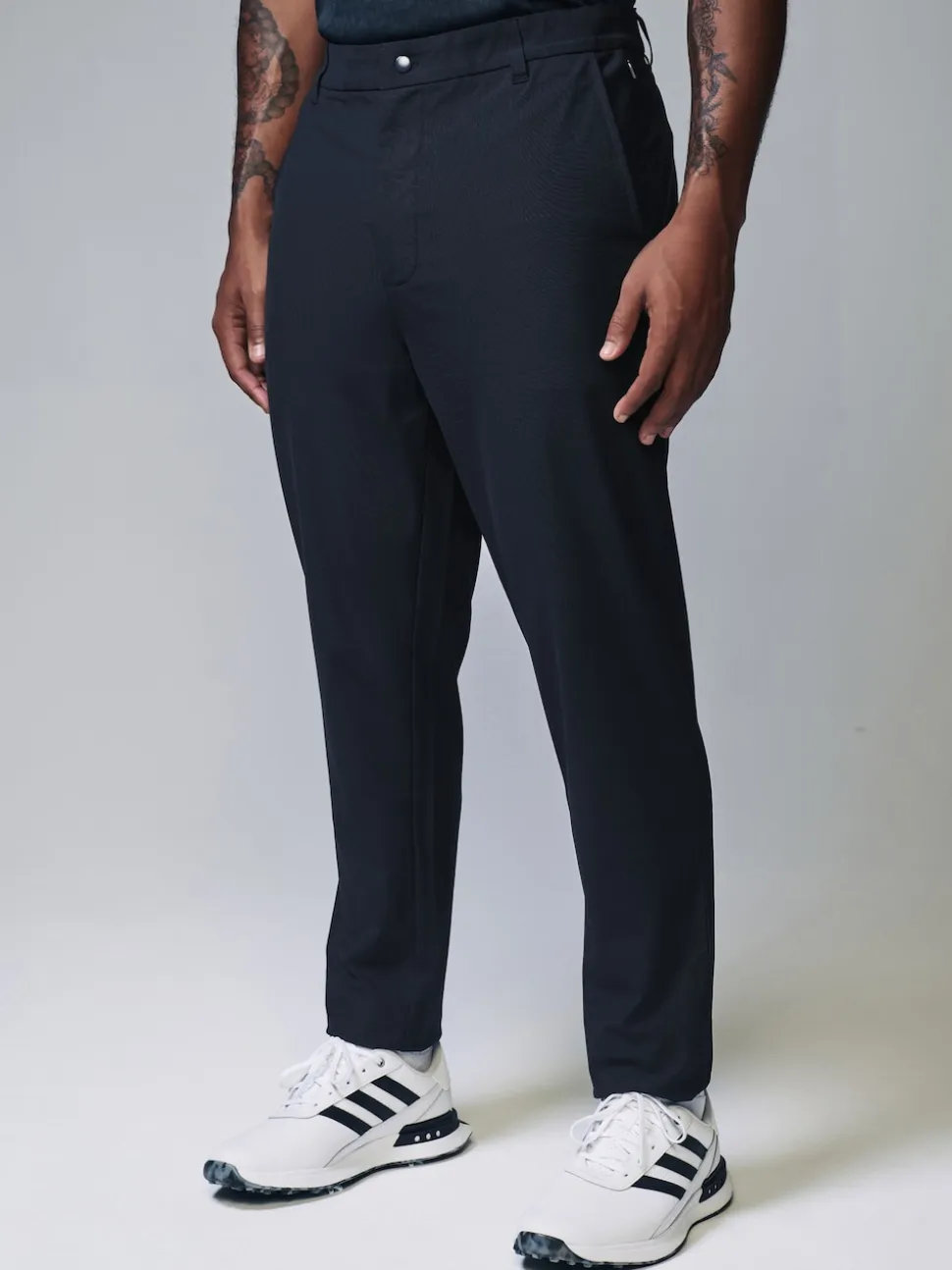 Navy Blue Active Golf Chino Trousers